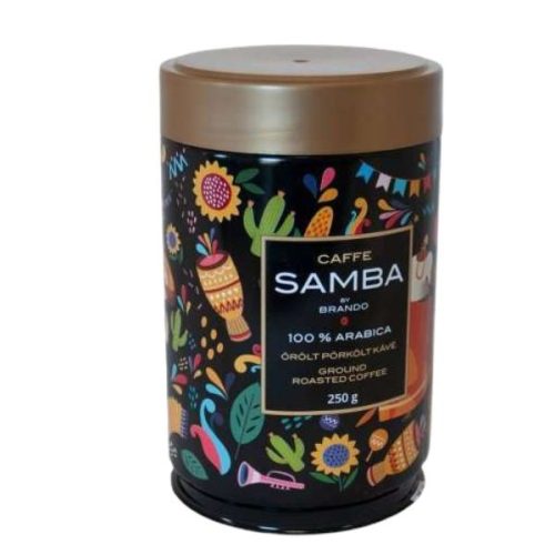 SAMBA pörkölt őrölt kávé díszdobozban – 100% arabica