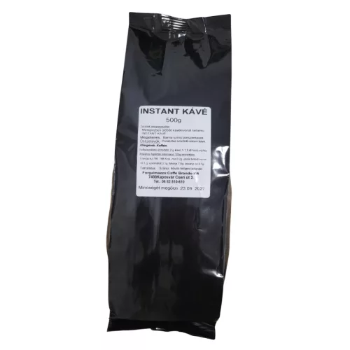 Instant fekete kávé 500 g – gazdaságos kiszerelés
