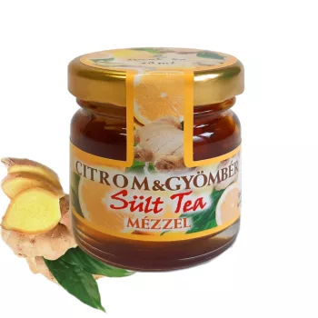 Citrom-gyömbér sült tea 40 ml forró és hideg gyümölcsital alap