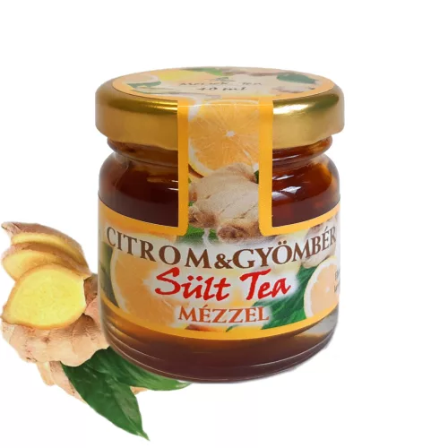 Citrom-gyömbér sült tea 40 ml forró és hideg gyümölcsital alap