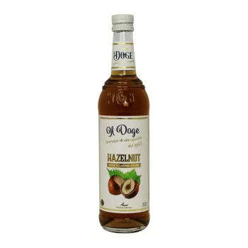 Cukormentes mogyoró szirup 0,7 l Il Doge limonádéhoz, koktélokhoz és kávéhoz