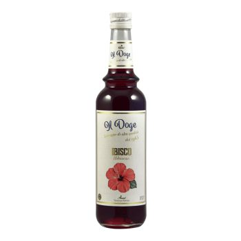 Hibiszkusz szirup 0,7 l Il Doge limonádéhoz és koktél jellegű italokhoz