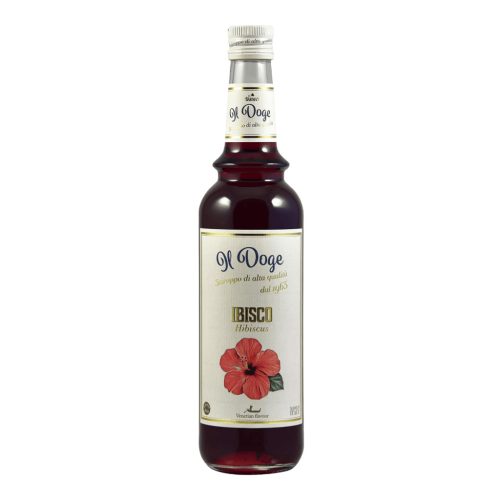 Hibiszkusz szirup 0,7 l Il Doge limonádéhoz és koktél jellegű italokhoz
