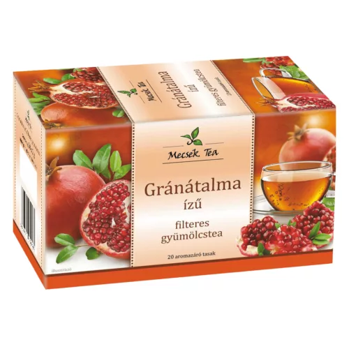 Gránátalma ízű filteres gyümölcstea