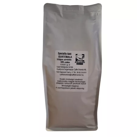 Speciality pörkölt szemes kávé Guatemala – világos pörkölés, 100% arabica