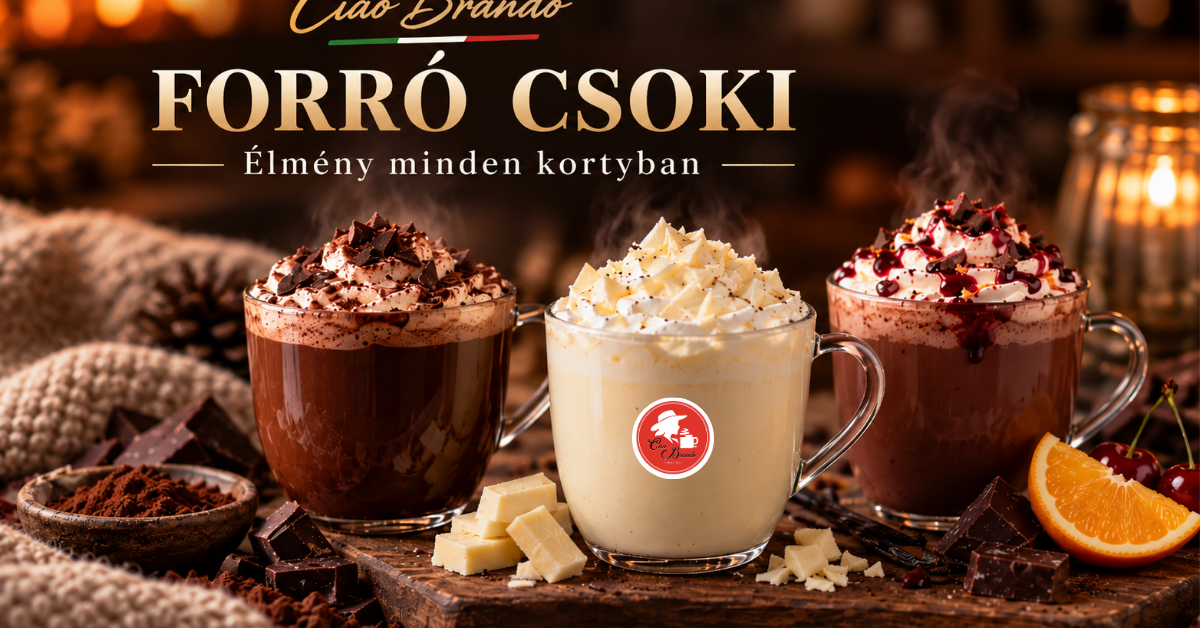 Forró csoki porok vendéglátásra és otthonra – krémes téli italok kávézókba, büfékbe, vásárokra
