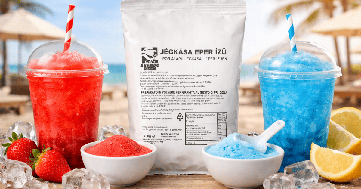 Jégkása alapanyag vendéglátóknak – biztos szezonális bevétel