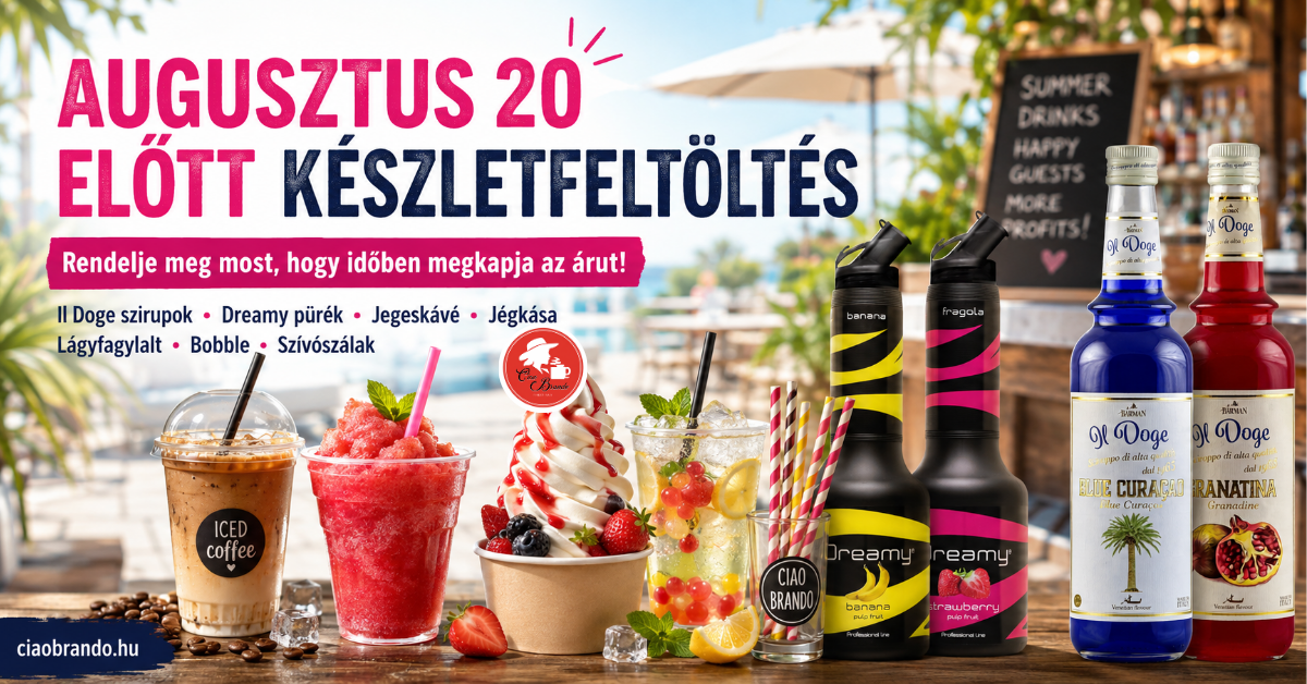 Augusztus 20 előtti készletfeltöltés vendéglátóhelyeknek – rendelje meg időben a nyári alapanyagokat