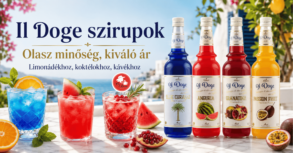 Szirupok vendéglátásba – olasz minőség kiváló áron - Il Doge szirup